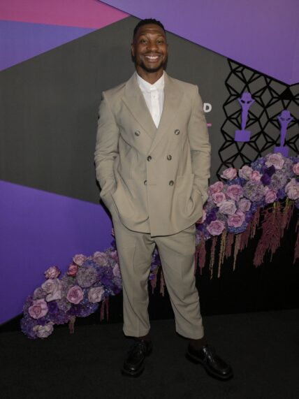 Jonathan Majors at the 4th Annual Hollywood Unlocked Impact Awards.