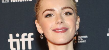 Kiernan Shipka smiles close up