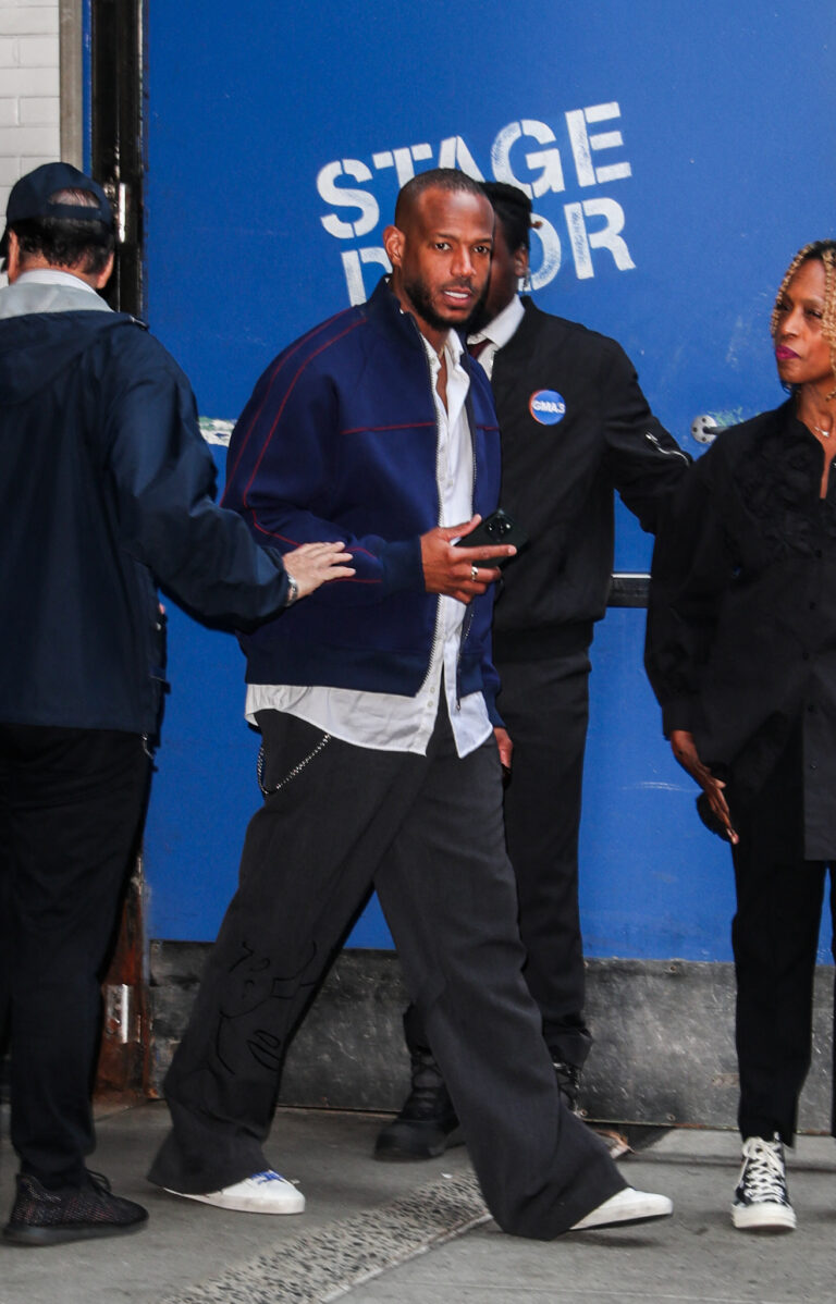 Marlon Wayans seen outside of Good Morning America this morning in New York City