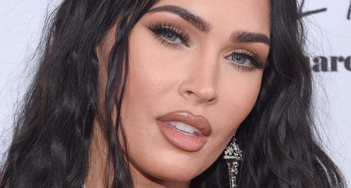 Megan Fox close up at an event