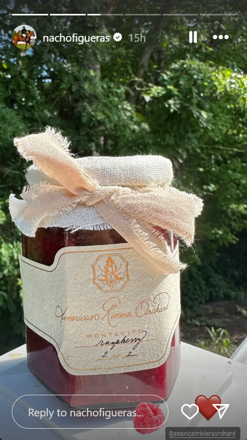 Polo Player Nacho Figueras Shares new photos of Meghan Markle's American Riviera Orchard products