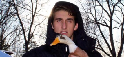 TooTurntTony takes selfie with a duck