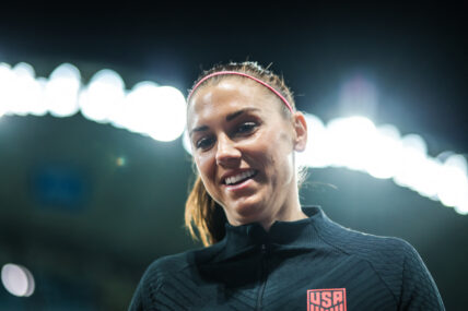 Alex Morgan smiling