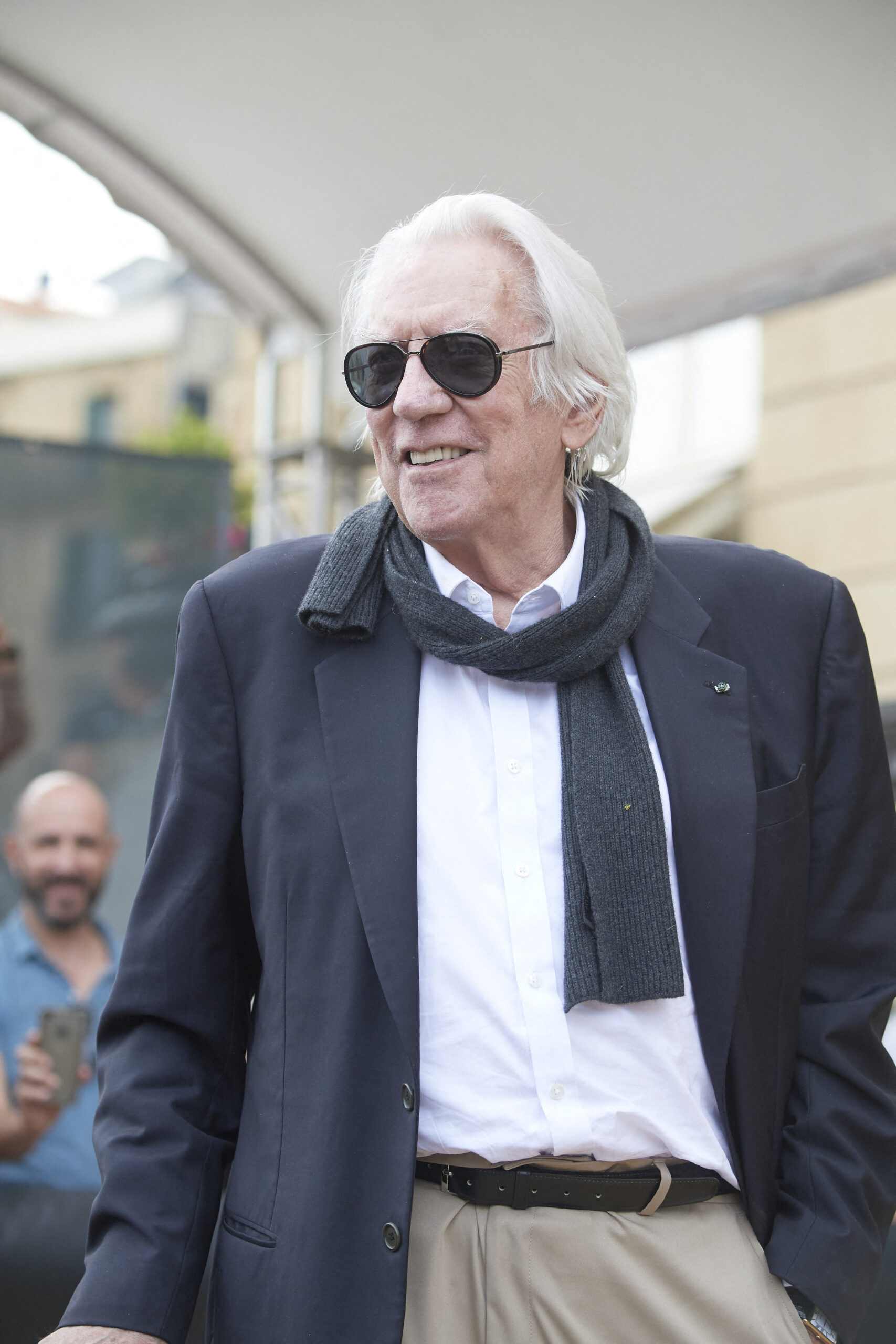 Donald Sutherland attended 'The Burnt Orange Heresy' Photocall