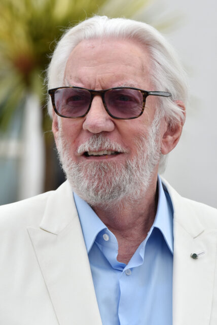 Donald Sutherland close up