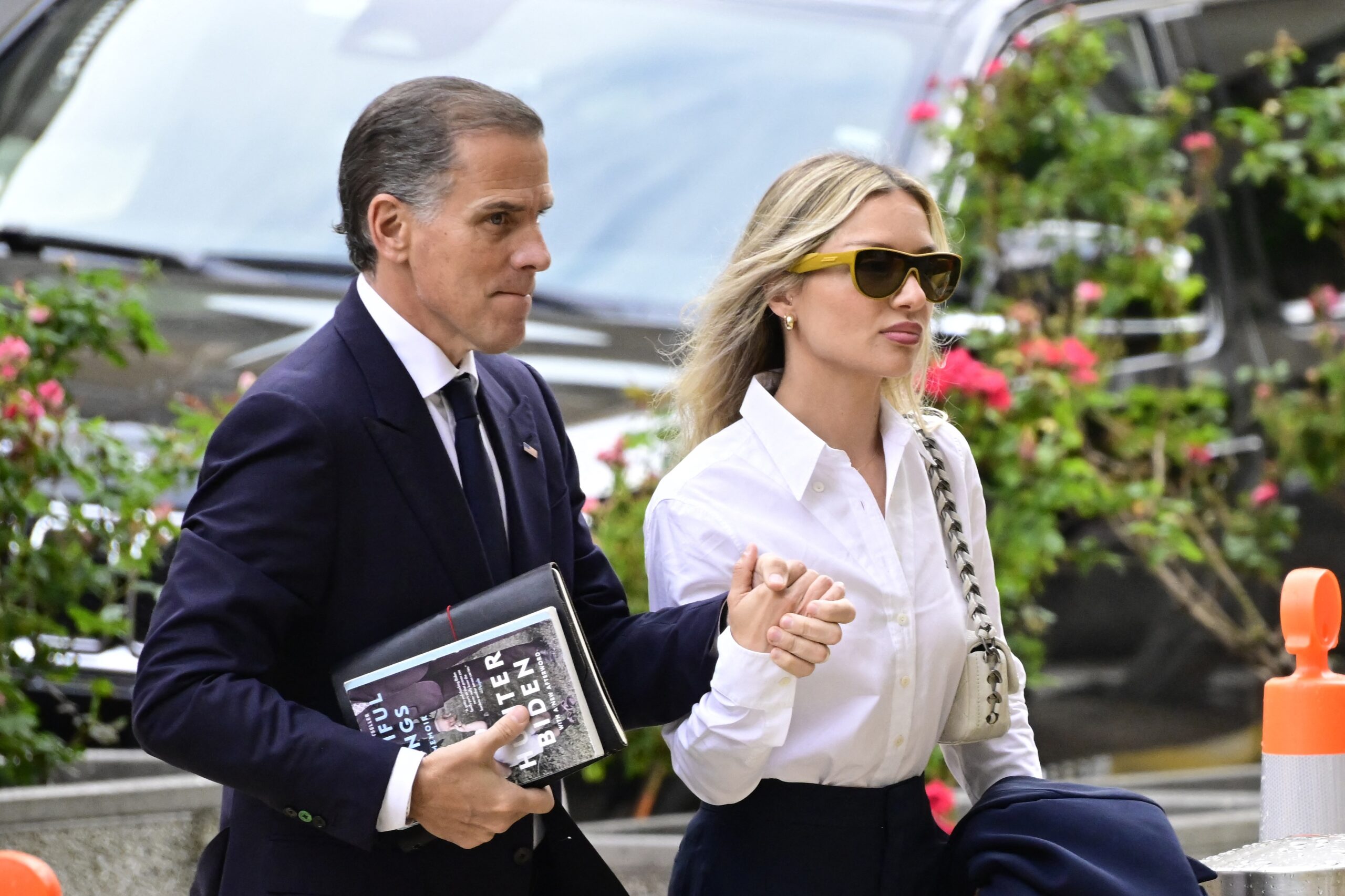 Hunter Biden seen arriving at trial in Wilmington, DE