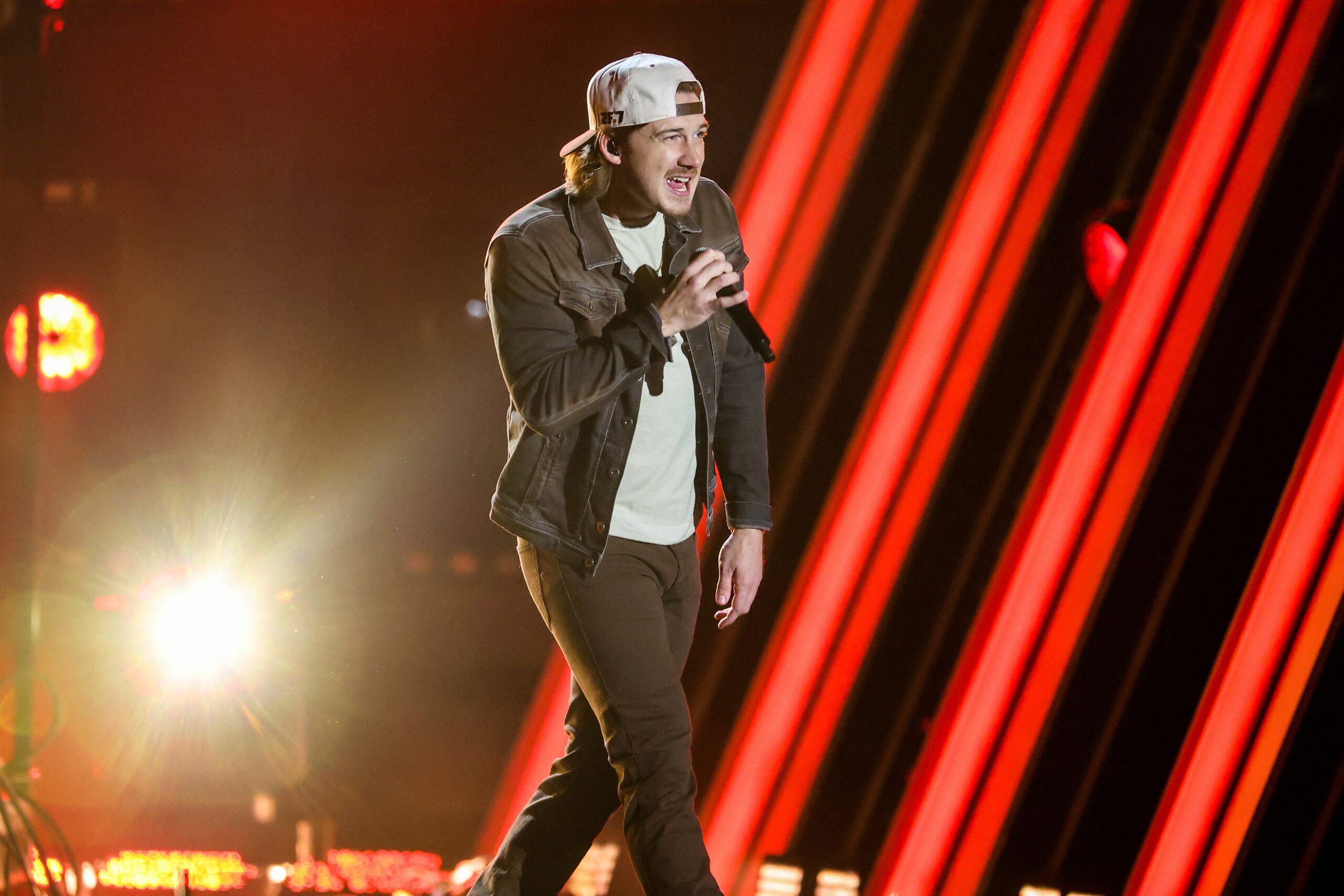 Morgan Wallen performs at 56th Annual CMA Awards 