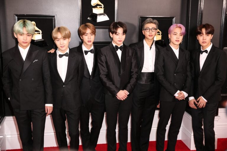 BTS at The 61st Annual Grammy Awards