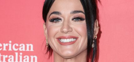 Katy Perry smiles close up