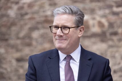Sir Keir Starmer smiling during an interview on 30th May 2024.