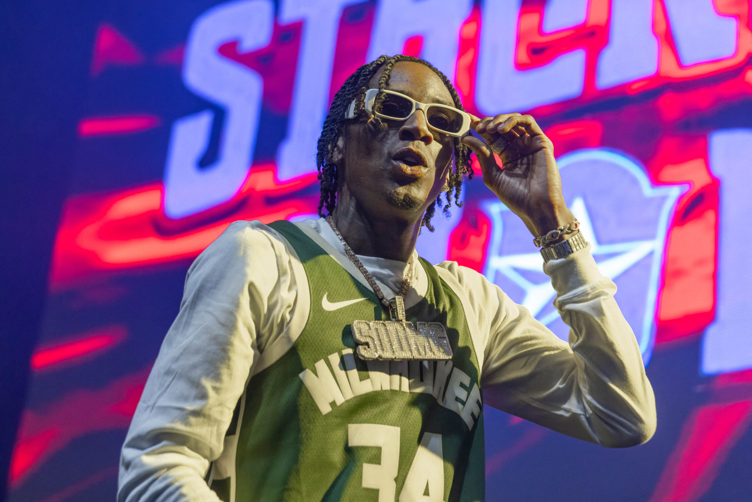 Soulja Boy performing at T-Pain Wiscansin Fest in Milwaukee