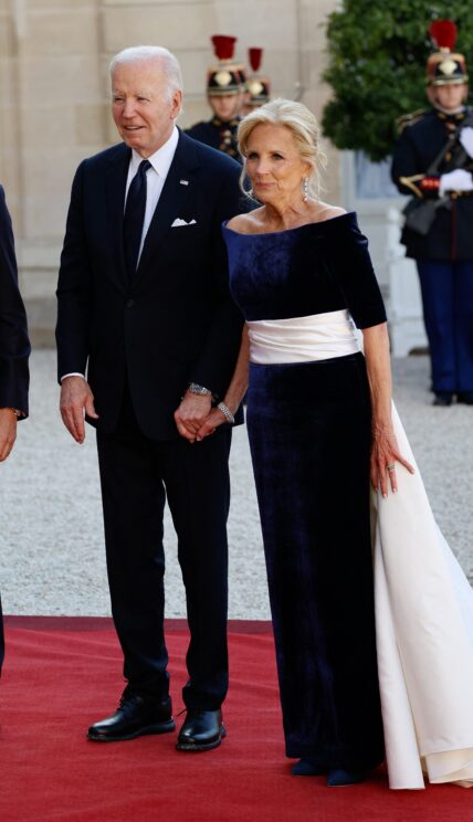 Joe and Jill Biden at State dinner hosted by French President Emmanuel Macron
