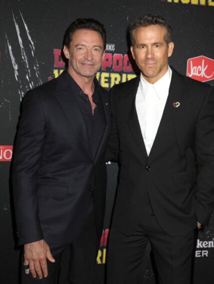 Hugh Jackman and Ryan Reynolds at Deadpool and Wolverine - World Premiere