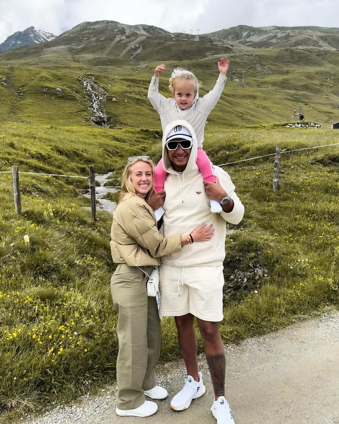 The Mahomes Family in Switzerland