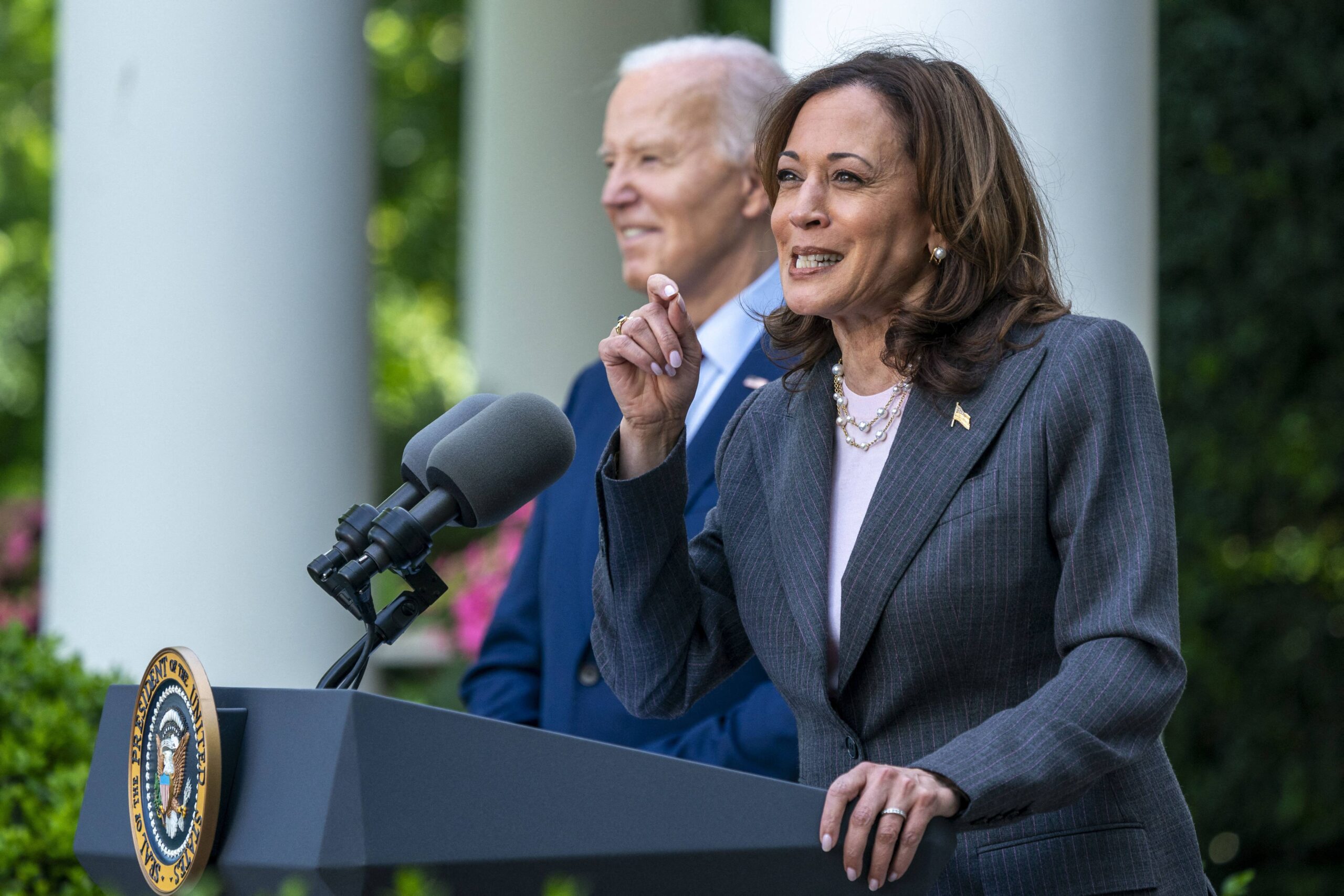 US President Joe Biden delivers remarks during a reception celebrating Asian American, Native Hawaiian, and Pacific Islander Heritage Month