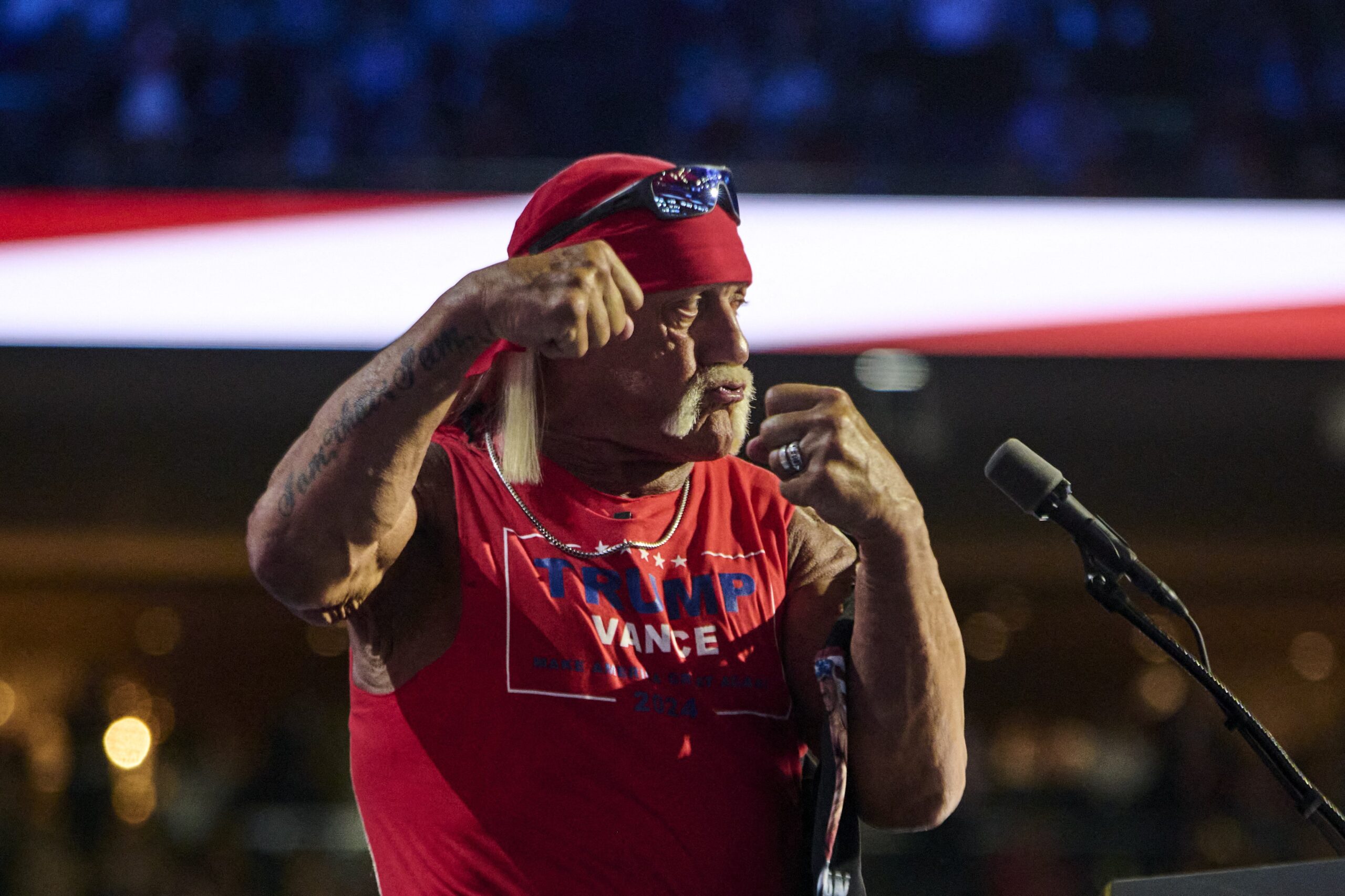 Hulk Hogan at the 2024 RNC