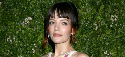 Lily Allen poses for the camera.
