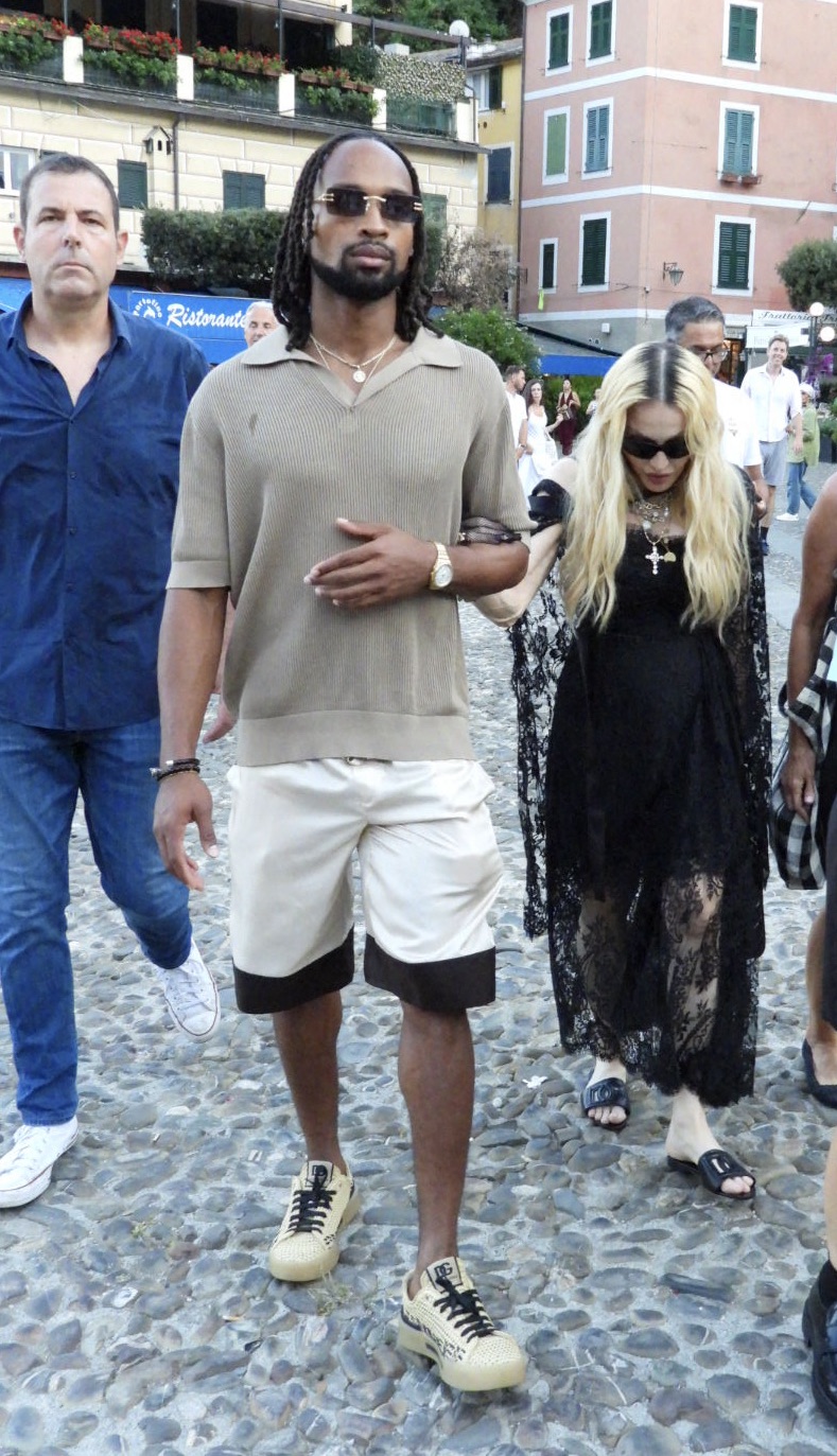 Madonna and Akeem Morris