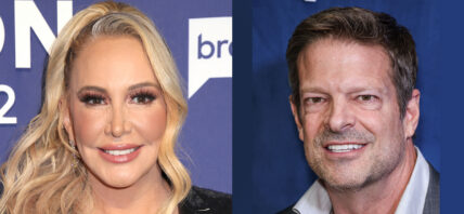 A photo collage of Shannon Beador and John Janssen