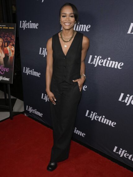 Rachel Lindsay at Lifetime's Los Premiere of "Terry McMillan Presents: Tempted by Love"