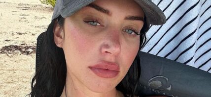 Stassie Karanikolaou snaps a selfie.