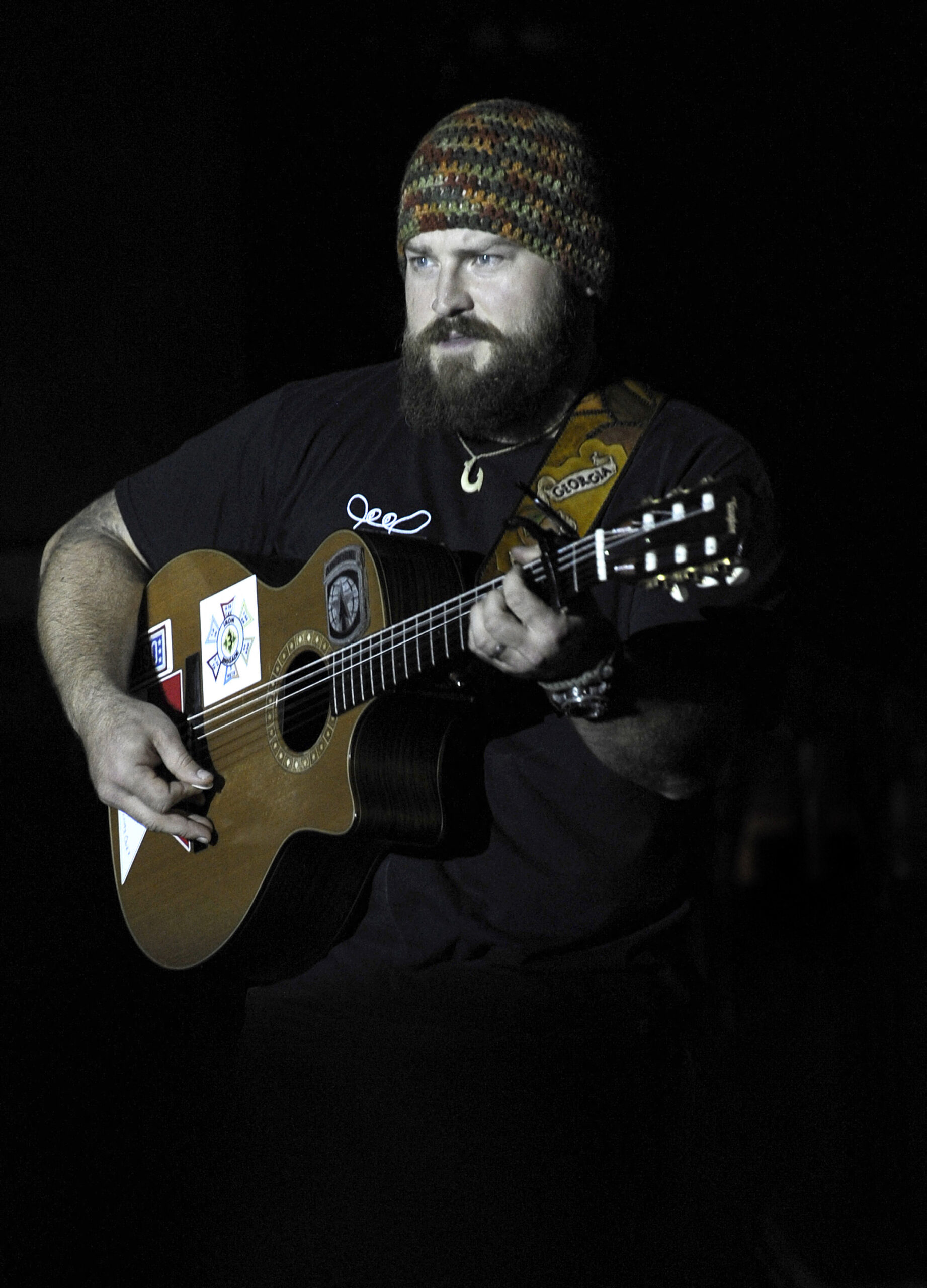 Zac Brown Band performs at the Coca-Cola NASCAR's Ford Championship Drive Concert in Miami Beach, Florida
