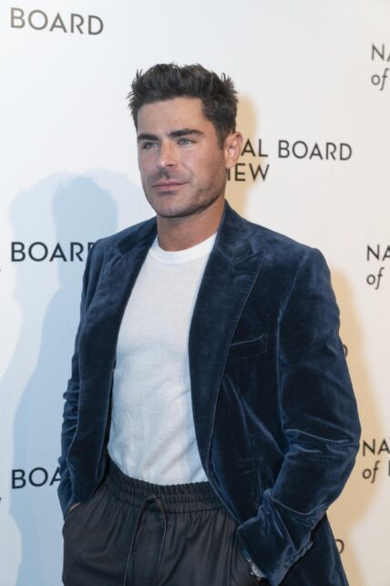 Zac Efron at the 2024 National Board of Review Awards Gala
