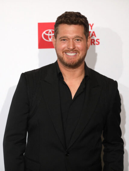 Michael Buble at Gateway Celebrity Fight Night 2024: Red Carpet
