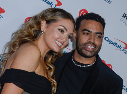 Susie Evans and Justin Glaze at iHeartRadio 102.7 KIIS FM's Jingle Ball 2023