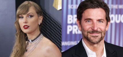 Taylor Swift (left) Bradley Cooper (right)