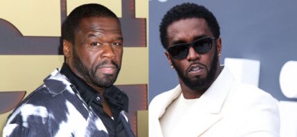 50 Cent and Diddy collage
