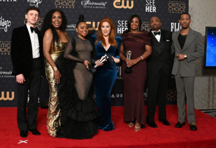 Abbott Elementary cast at Critics Choice Awards 2023 - Pressroom