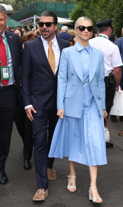 Dave Grohl and Jordyn Blum at 2024 Wimbledon