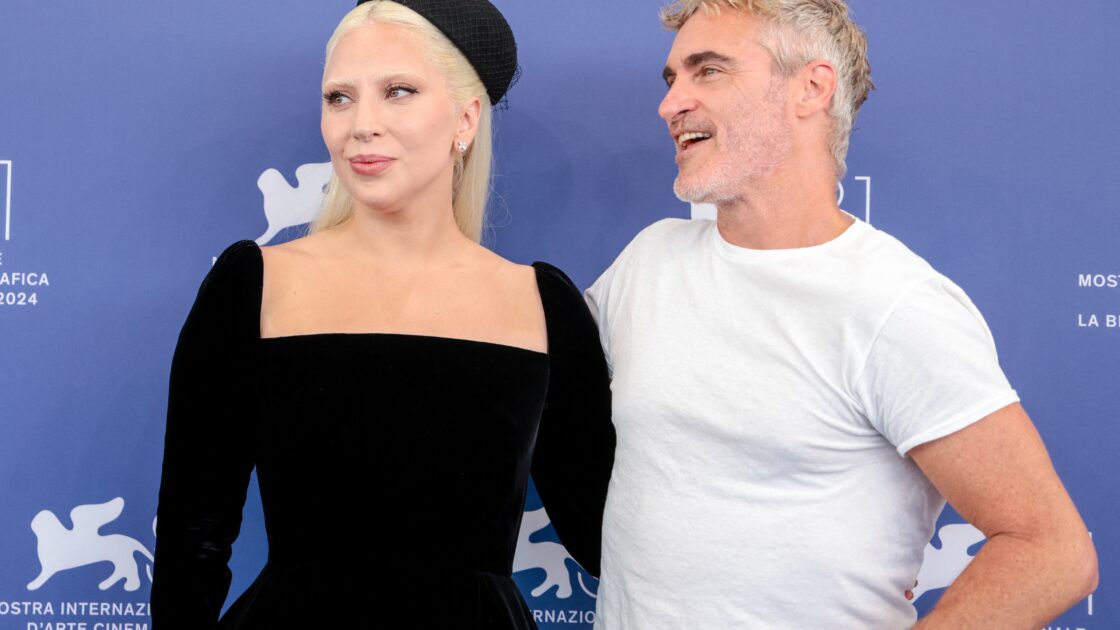 Joaquin Phoenix and Lady Gaga at "Joker: Folie A Deux" Photocall - The 81st Venice International Film Festival