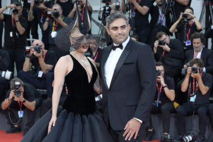 Lady Gaga and Michael Polansky attend Joker Folie a Deux red carpet in Venice Lido - 04 Sept 2024