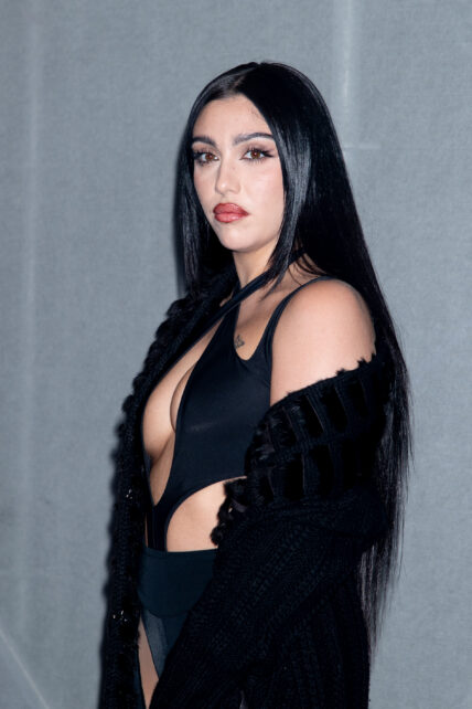 Mugler H&M Global Launch Event, Armory, NY. 19 Apr 2023 Pictured: Lourdes Leon. Photo credit: MEGA TheMegaAgency.com +1 888 505 6342 (Mega Agency TagID: MEGA971293_026.jpg) [Photo via Mega Agency]