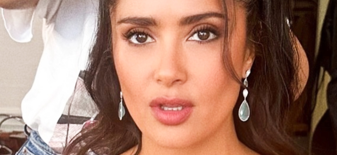 Salma Hayek In Birthday Bikini Shows 'Ridiculous Boob Job'