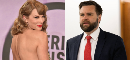 Taylor Swift, JD Vance collage