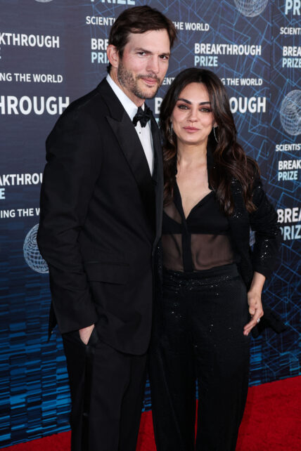 Ashton Kutcher and Mila Kunis at 9th Annual Breakthrough Prize Ceremony