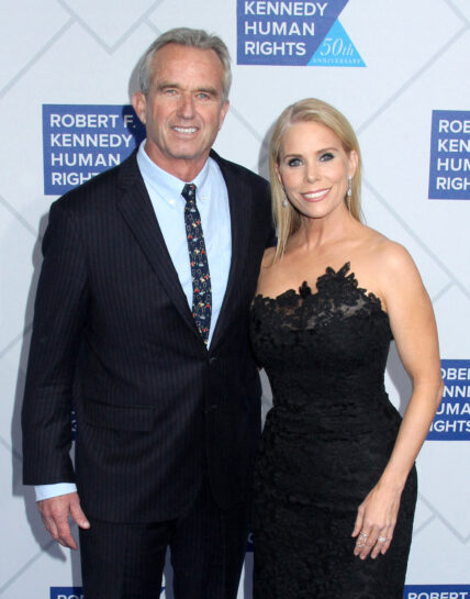 Cheryl Hines and RFK Jr at 2018 Ripple of Hope Awards