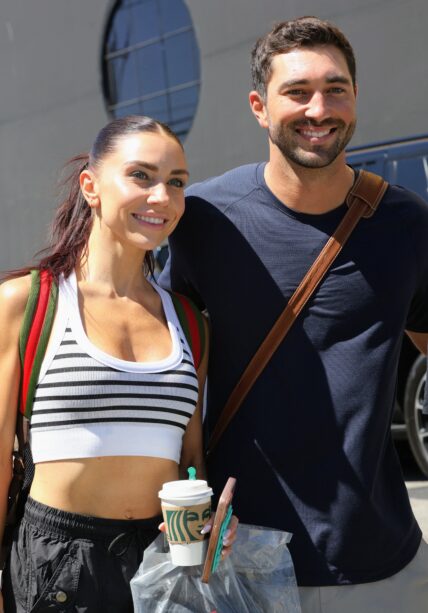 The Bachelor star Joey Graziadei seen at DWTS rehearsal