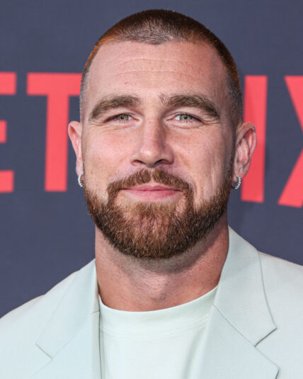 Travis Kelce at Los Angeles Premiere Of Netflix's 'Quarterback' Season 1
