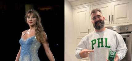 Taylor Swift and Jason Kelce featured pic
