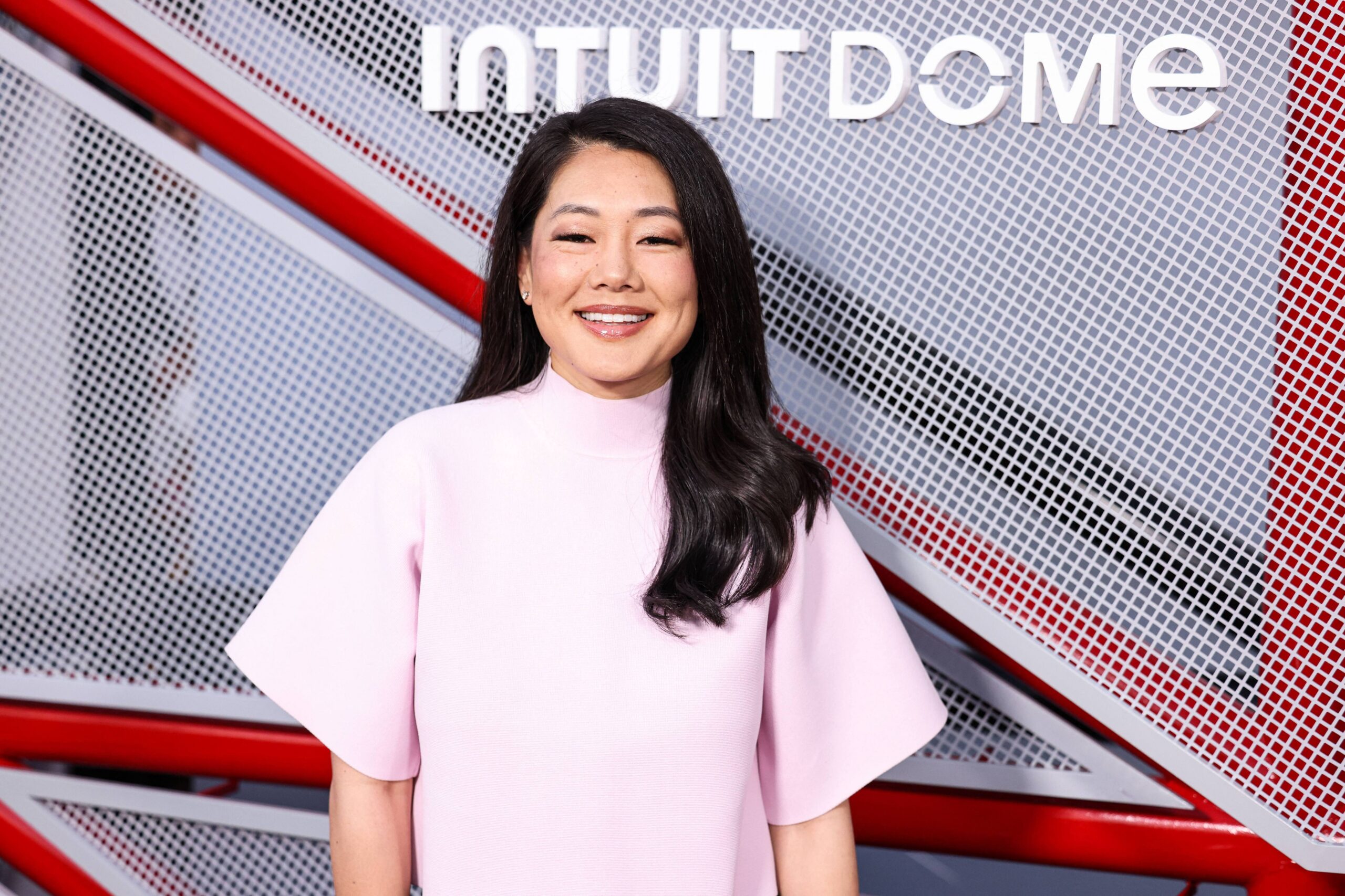 Crystal Kung Minkoff at Intuit Dome Grand Opening - Ribbon Cutting Ceremony And Red Carpet