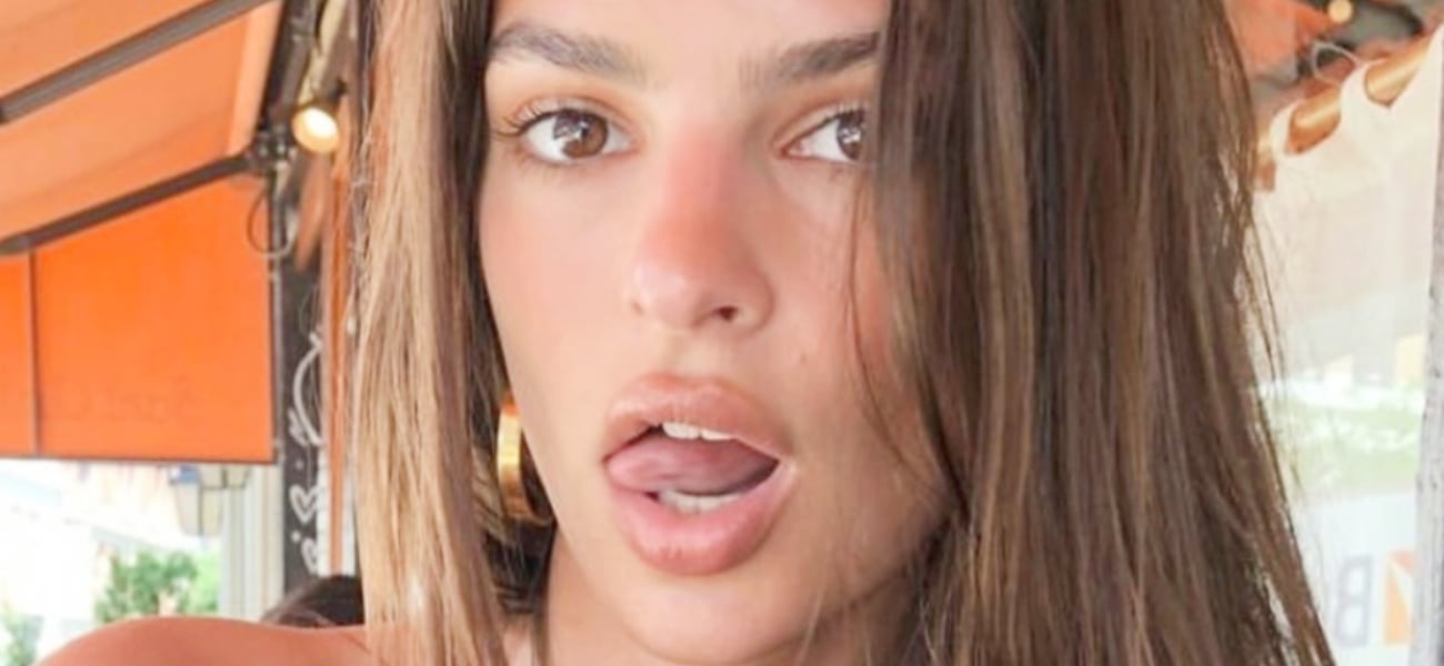 Emily Ratajkowski Braless In Open Jacket Highlights Her ‘Puppies’