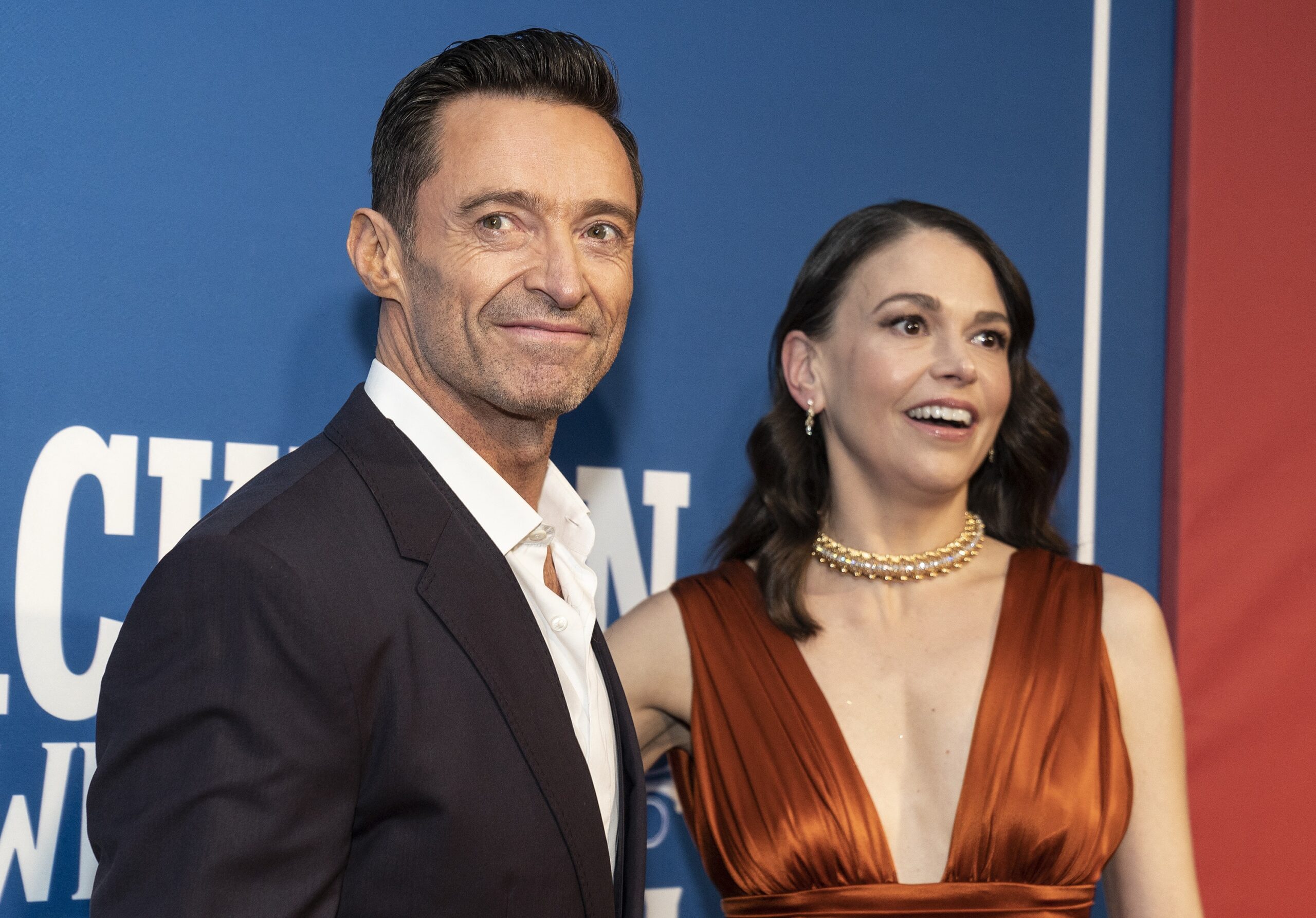 Hugh Jackman and Sutton Foster