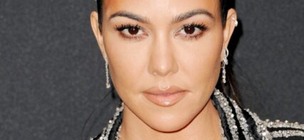 Kourtney Kardashian close up