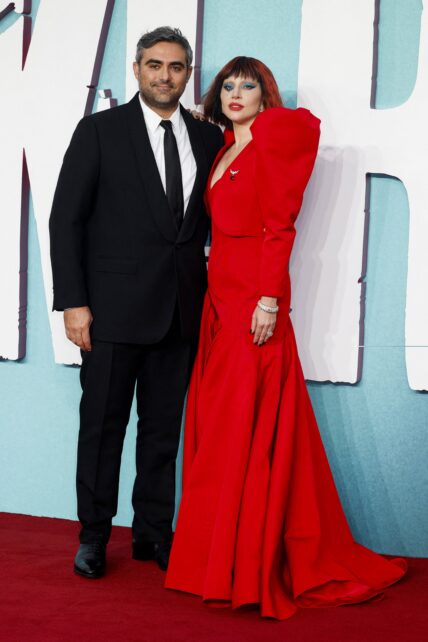 Michael Polansky and Lady Gaga at the "Joker: Folie À Deux" Venice Premiere