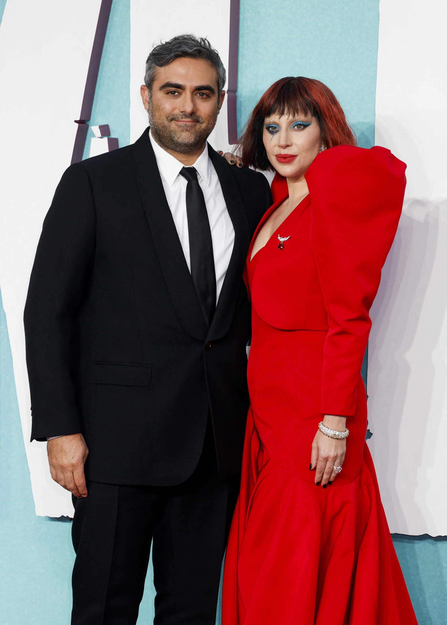 Michael Polansky and Lady Gaga at the "Joker: Folie À Deux" UK Premiere, Cineworld in Leicester Square, London