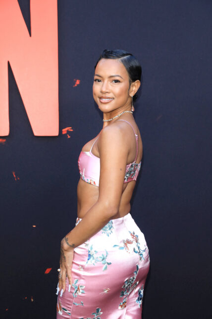 APRIL 3, 2024: Sikandar Kher, Makarand Deshpande at the Los Angeles Premiere of Universal Pictures Monkey Man at the TCL Chinese Theatre IMAX. 03 Apr 2024 Pictured: APRIL 3, 2024: Karrueche Tran at the Los Angeles Premiere of Universal Pictures Monkey Man at the TCL Chinese Theatre IMAX. Photo credit: ZUMAPRESS.com / MEGA TheMegaAgency.com +1 888 505 6342 (Mega Agency TagID: MEGA1119752_026.jpg) [Photo via Mega Agency]